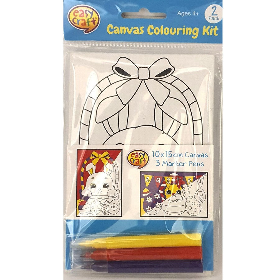 Easter Canvas Colouring Kit - Dollars and Sense