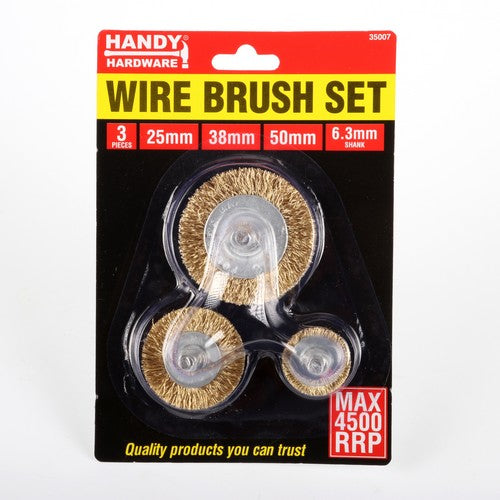 Wire Brush Set Small - 3 Pieces Default Title