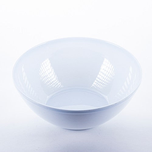 Melamine Salad Bowl White - 25x9cm Medium 1 Piece Default Title