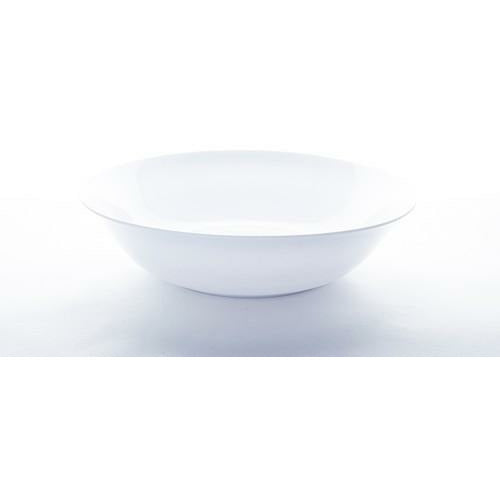 Melamine Salad Bowl White - 35x35cm Large 1 Piece Default Title