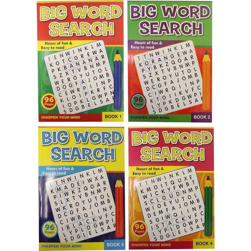 Big Word Search Book - Dollars and Sense