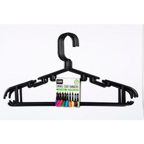 Swivel Coat Hangers Black - 5 Pack Default Title