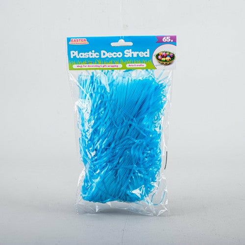 Shredded Reusable Plastic Assorted Colours 65g 1pc - Dollars and Sense