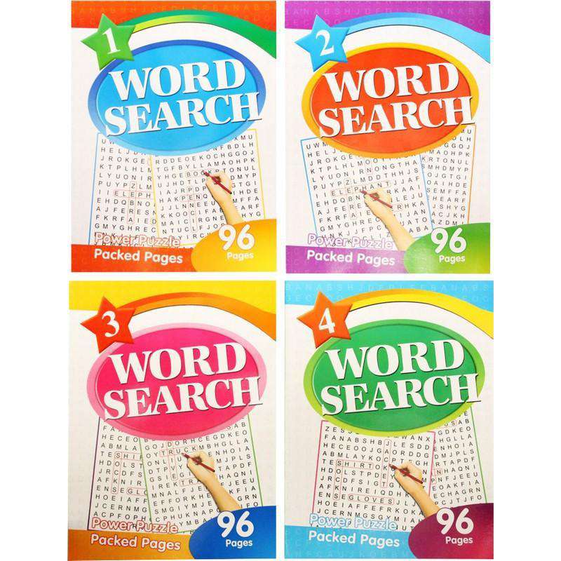 Word Search - 96 Pages A4 Assorted - Dollars and Sense