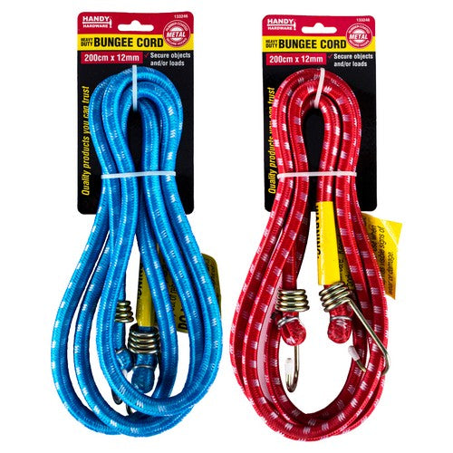 Bungee Cord Heavy Duty - 200cm x 12mm 1 Piece Assorted Default Title