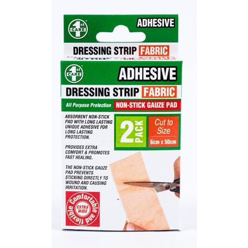 Bandage Dressing Fabric Strips 6x50cm 2Pk - Dollars and Sense