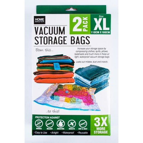 Vacuum Storage Bags - XL 110x100cm 2 Pack Default Title