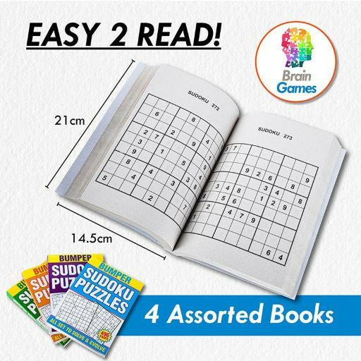 A5 Sudoku Book 496pg Assorted - Dollars and Sense