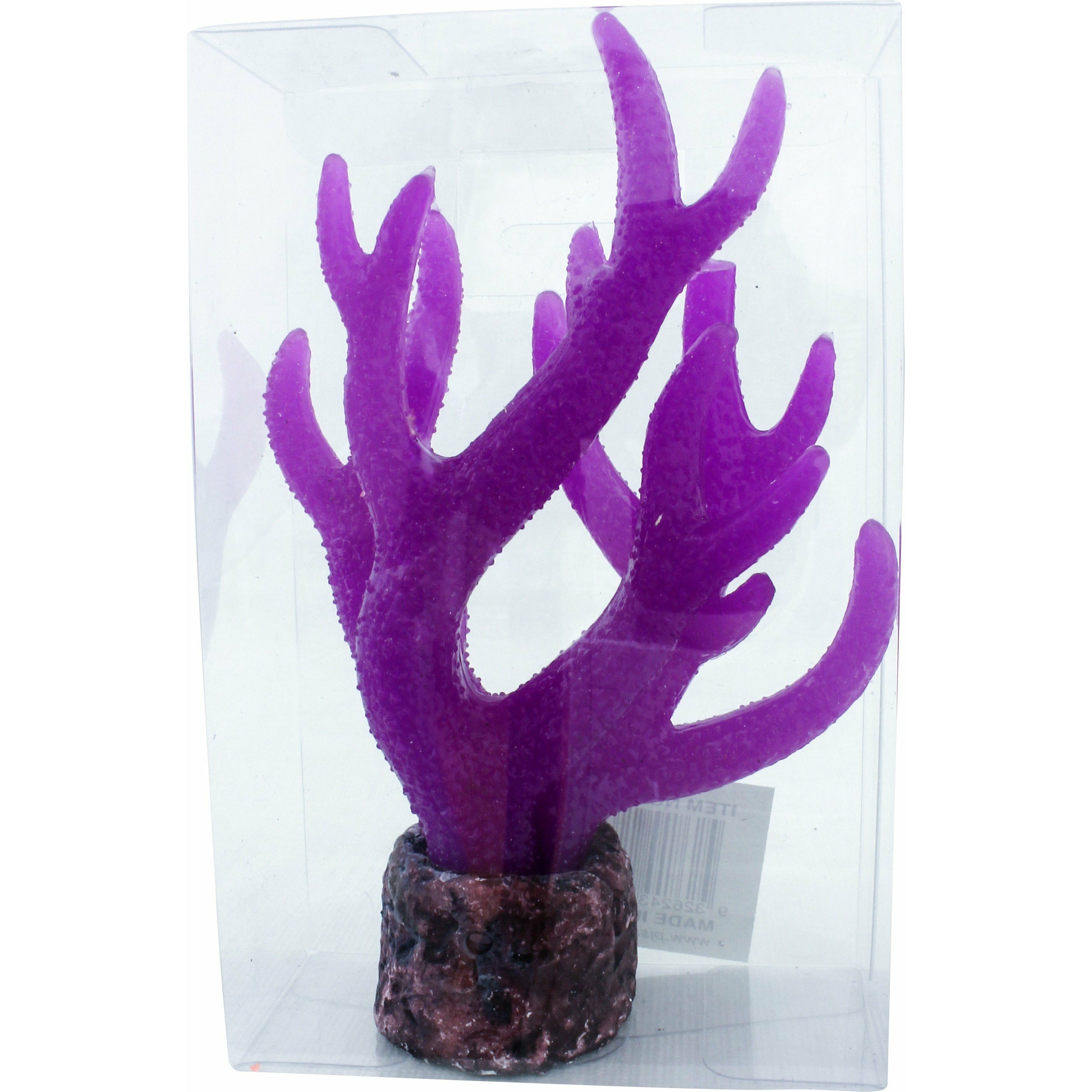 Fish Aquarium Fluro Coral Decoration - 15cm 1 Piece Assorted Default Title