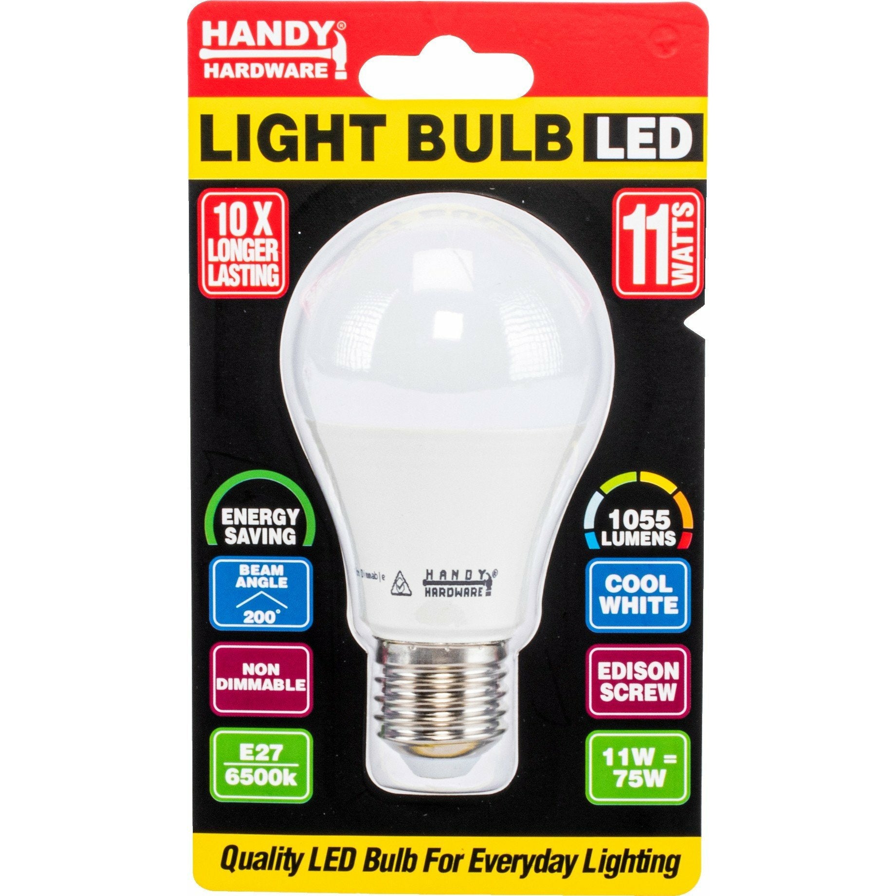 Light Bulb LED 11W Cool White - E27 Screw 1 Piece Default Title