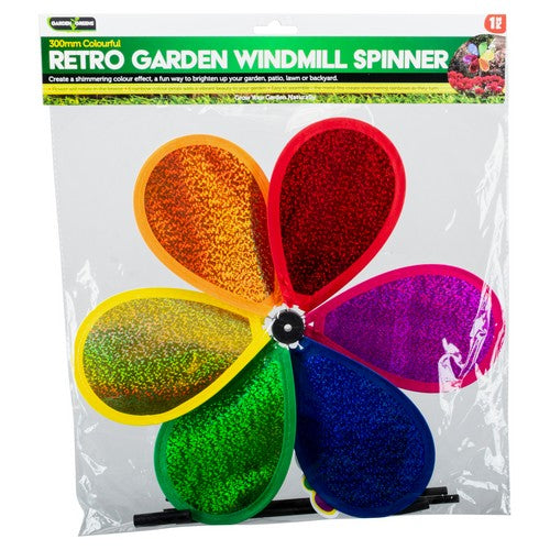 Retro Garden Windmill Spinner - 300mm 1 Piece - Dollars and Sense