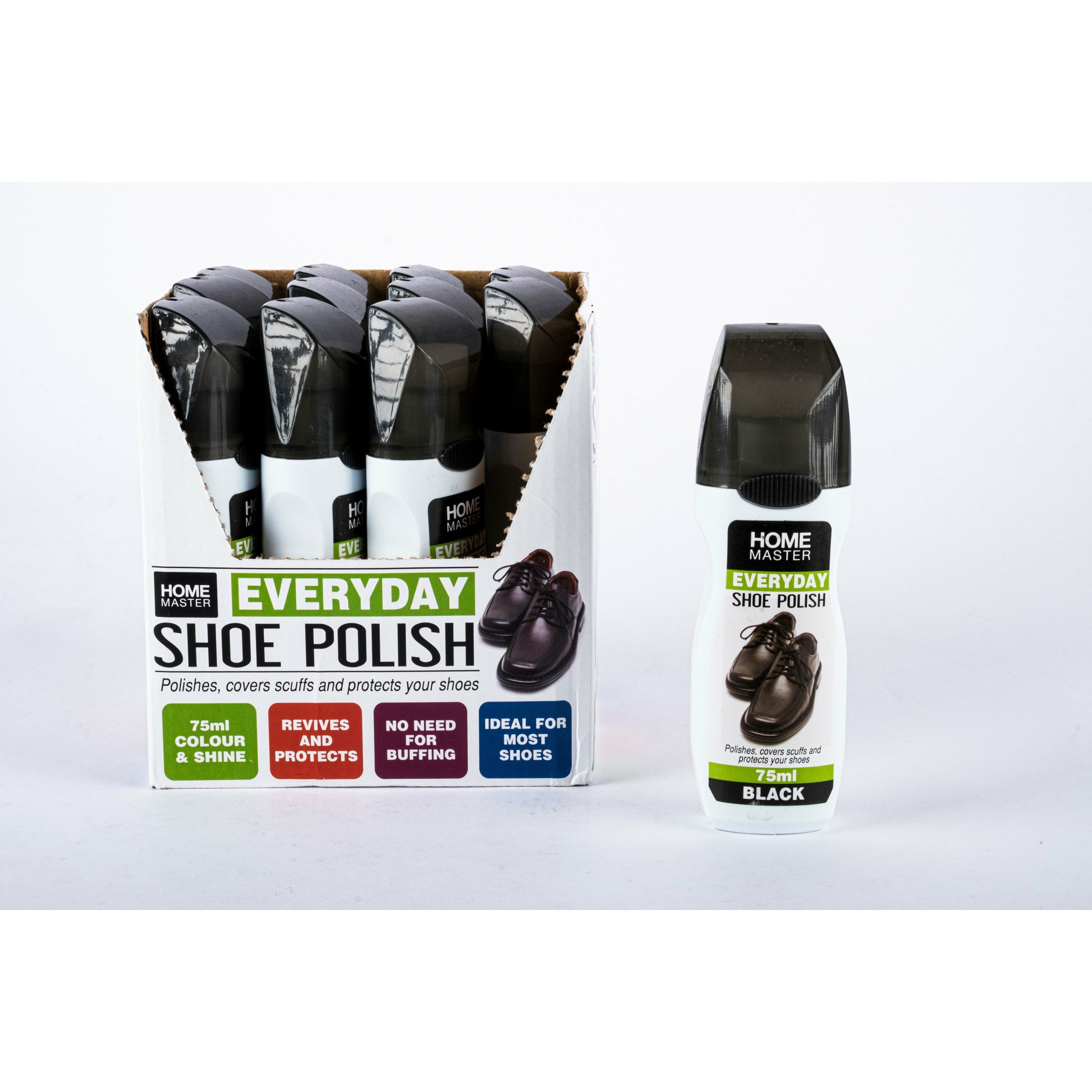 Shoe Polish Black - 75ml 1 Piece Default Title