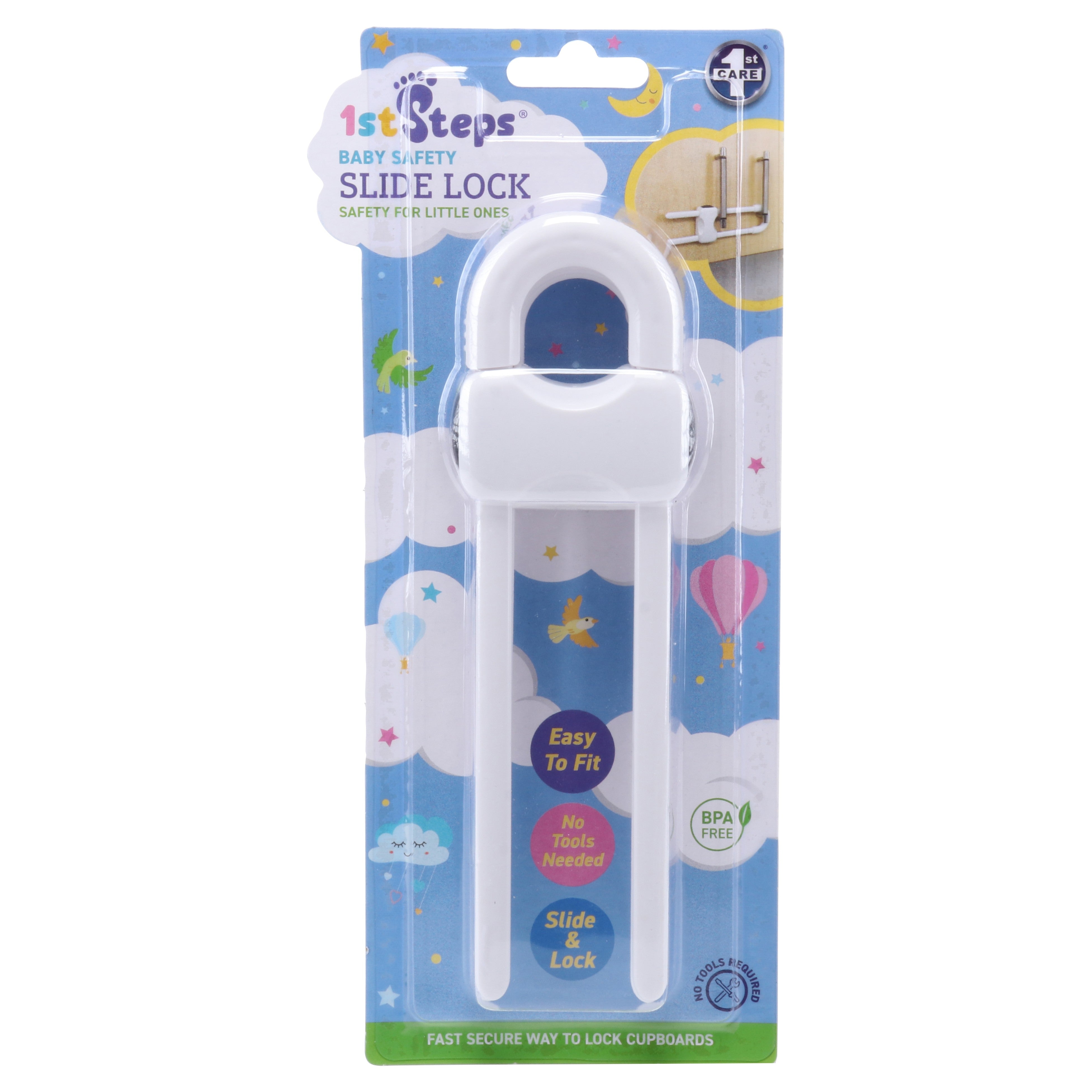 Baby Safety Slide Lock - 1 Piece - Dollars and Sense