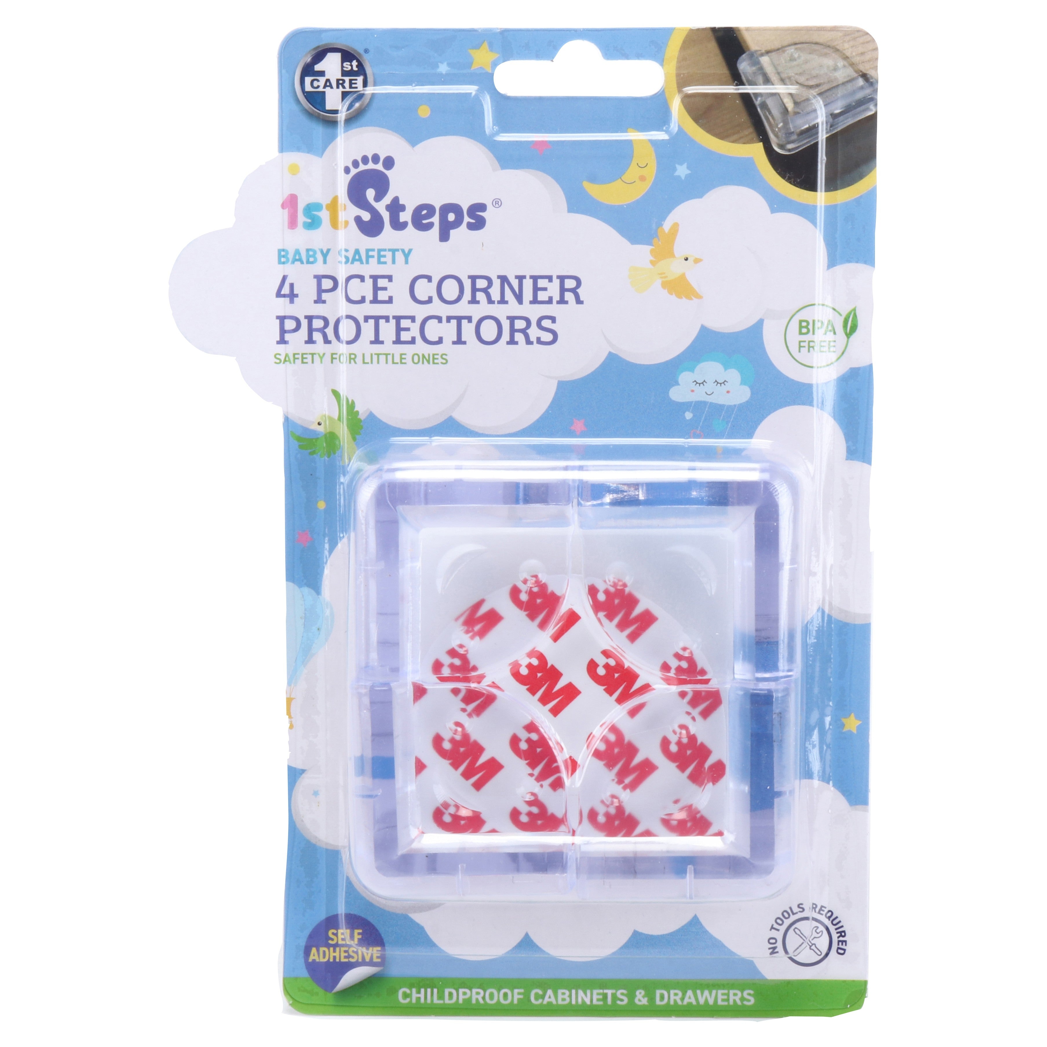 Baby Safety Corner Protectors - 4 Piece - Dollars and Sense
