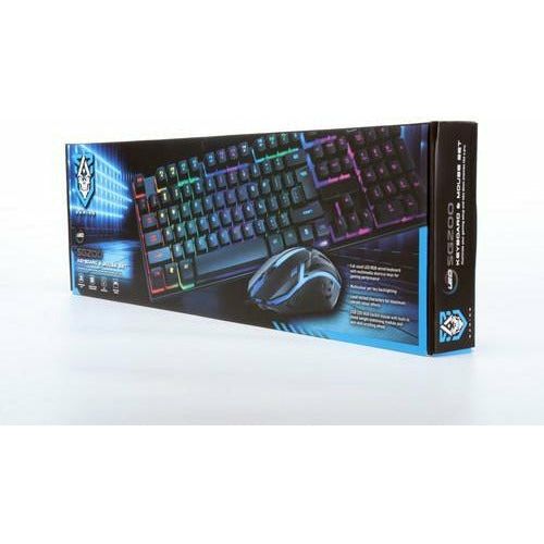 Gaming RGB SG200 Wired Keyboard and Mouse Combo - 1 Set - Dollars and Sense