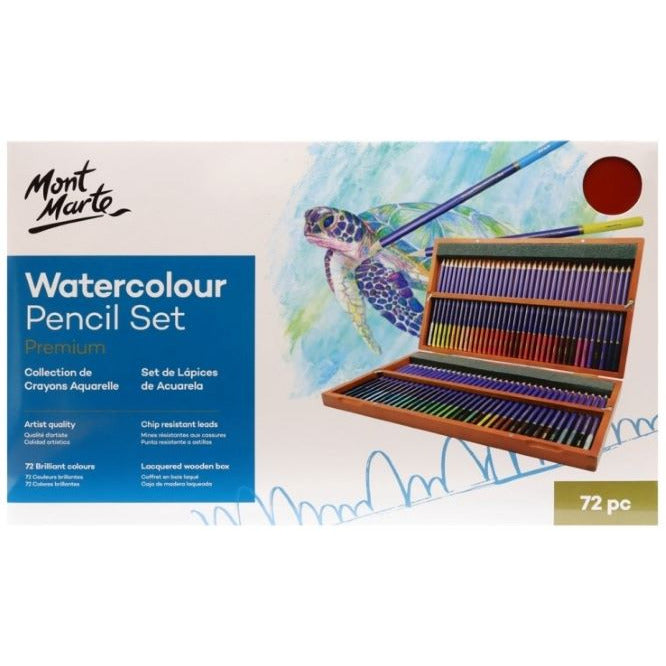 Mont Marte Premium Watercolour Pencil Box Set - Dollars and Sense