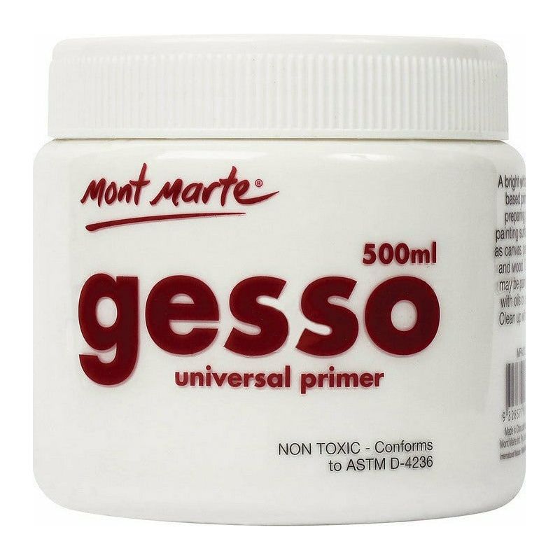 Mont Marte Gesso Tub 500ml Universal Primer - Dollars and Sense