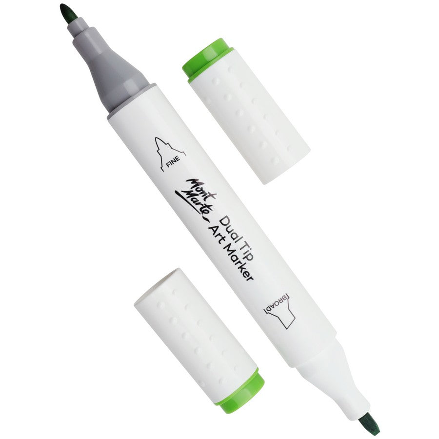 Mont Marte Dual Tip Alcohol Art Marker - Vivid Green 46 - Dollars and Sense