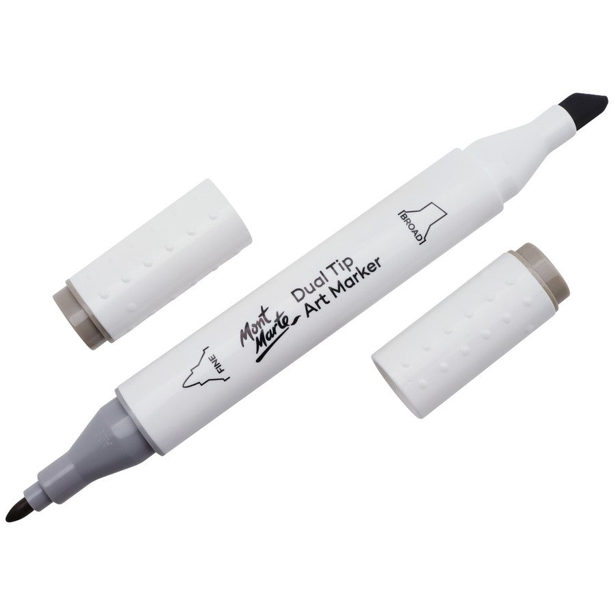 Mont Marte Dual Tip Alcohol Art Marker - Warm Grey Wg3 - Dollars and Sense