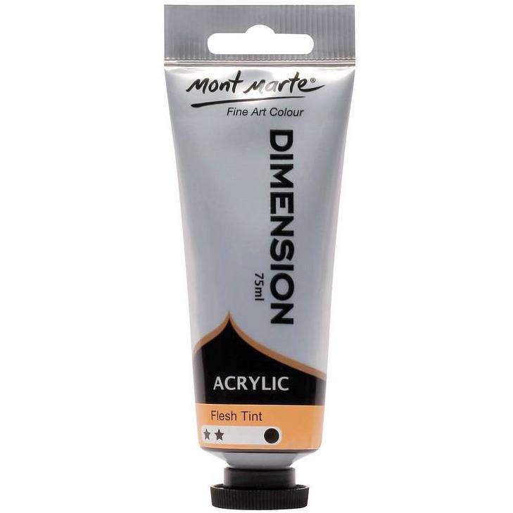 Buy onilne Mont Marte Dimension Acrylic Paint 75ml - Flesh Tint | Dollars and Sense cheap and low prices in australia