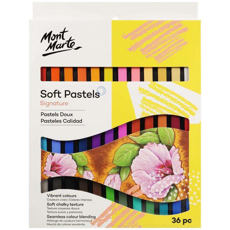 Buy onilne Mont Marte Signature Soft Pastels 36pce | Dollars and Sense cheap and low prices in australia