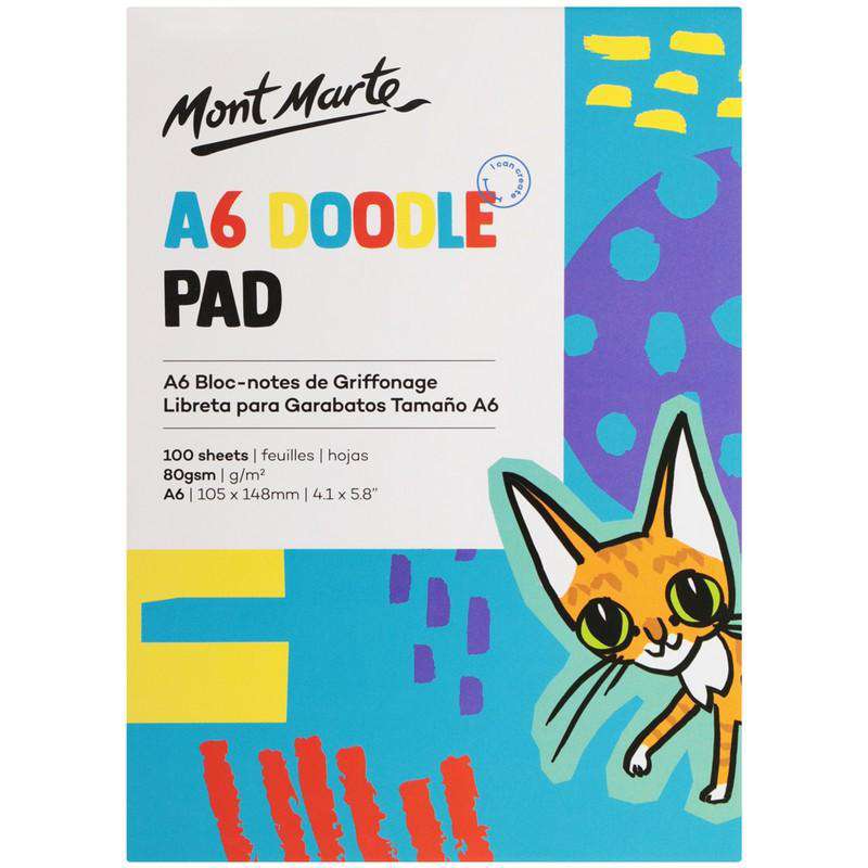 Buy onilne Mont Marte Mont Marte Doodle Pad A6 100 Sheet 80gsm | Dollars and Sense cheap and low prices in australia