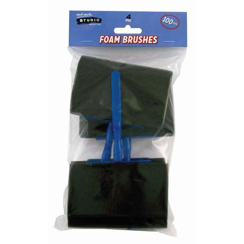 Buy Cheap art & craft online | Foam Hobby Brush 100mm 4pce Poly Bag|  Dollars and Sense cheap and low prices in australia 