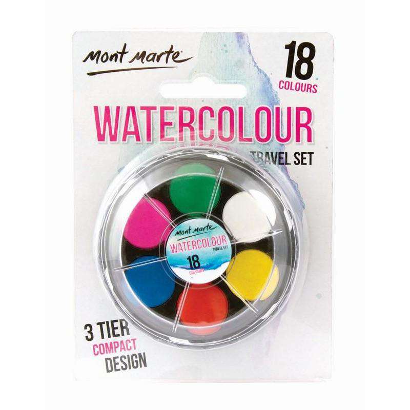 Buy Cheap art & craft online | Watercolour Travel Set - 18pce|  Dollars and Sense cheap and low prices in australia 