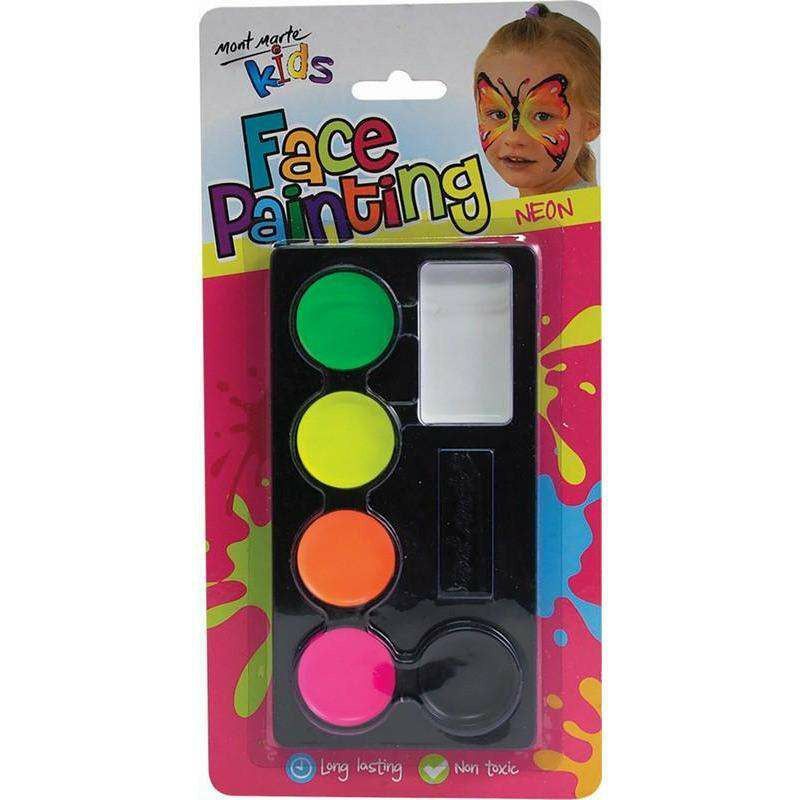 Buy Cheap art & craft online | Kids Face Painting Set - Neon|  Dollars and Sense cheap and low prices in australia 