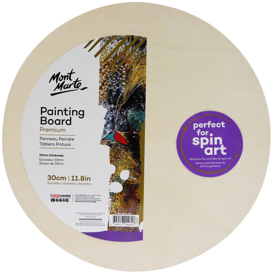 Mont Marte Round Painting Board - Dollars and Sense