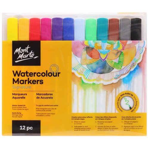 Mont Marte Signature Watercolour Marker - 12 Piece Set Default Title