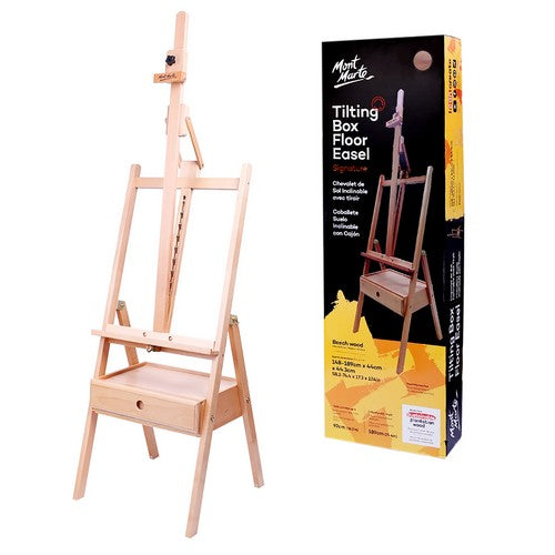 Mont Marte Tilting Box Floor Easel Beech Wood Signature - Dollars and Sense