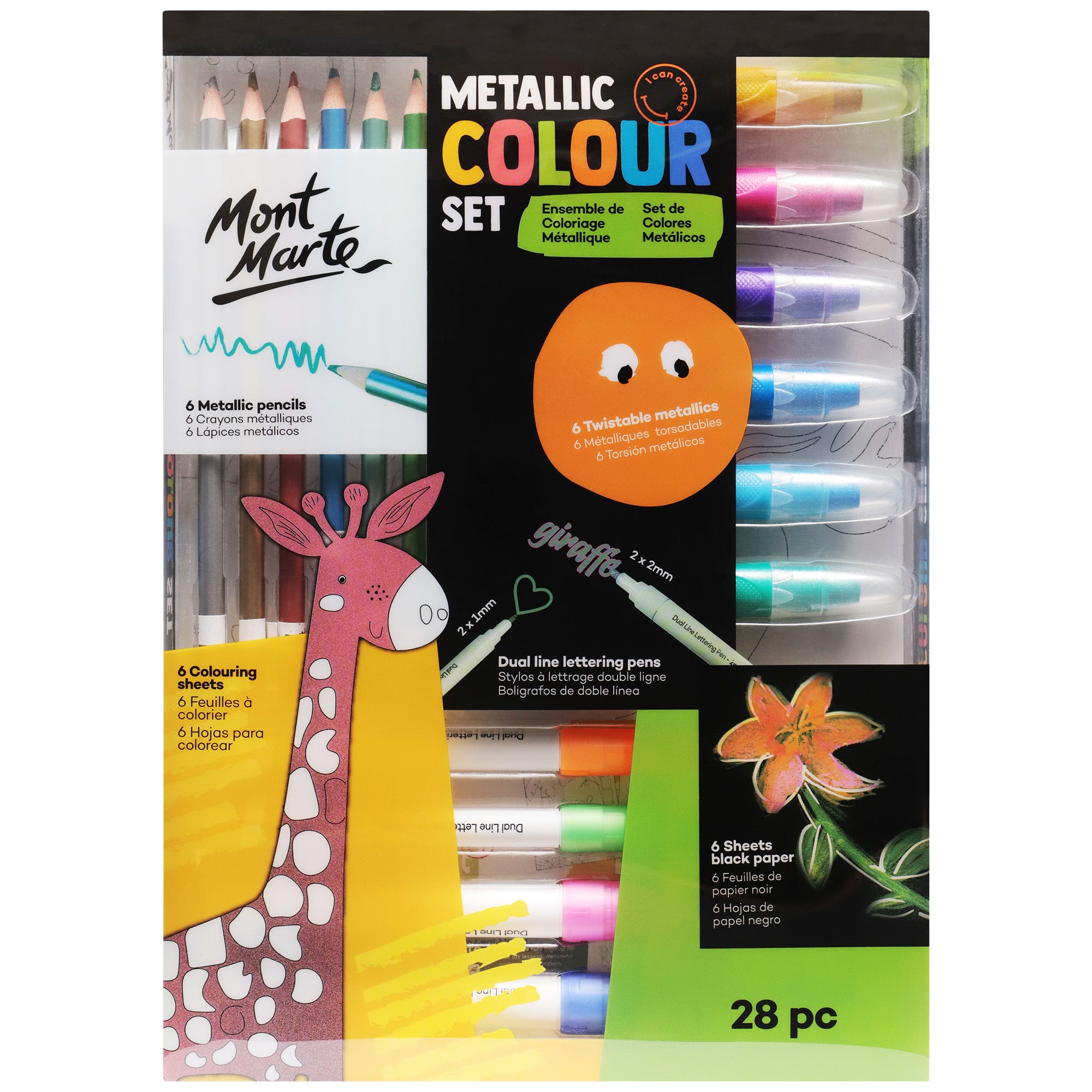 Mont Marte Metallic Colouring Set - Dollars and Sense