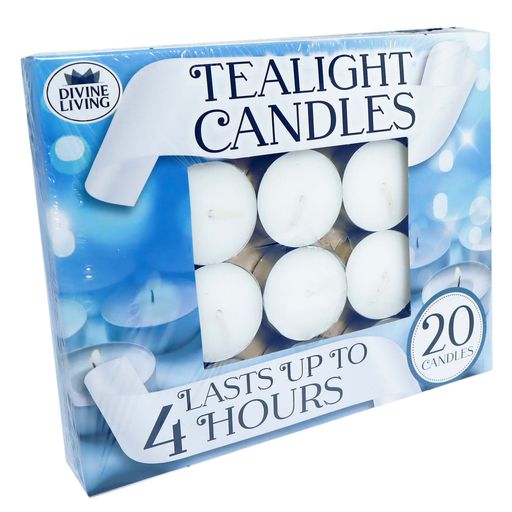 Tealight Candles 20Pk - Dollars and Sense