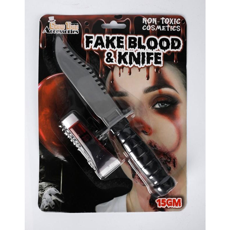 Halloween Knife & Fake Blood 15gm| Dollars and Sense