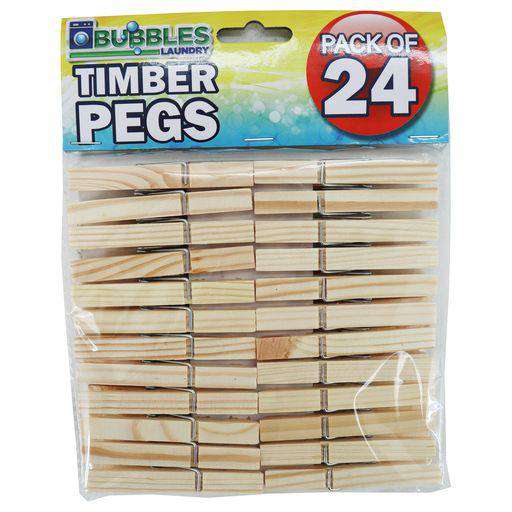 Timber Pegs 24Pk - Dollars and Sense