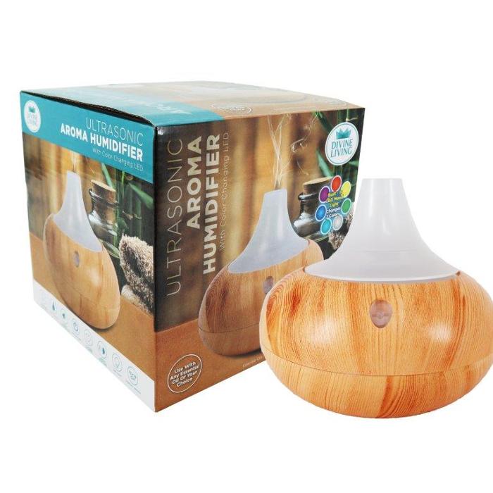 Ultrasonic Aroma Humidifier with Colour Changing LED - 1 Piece - Dollars and Sense