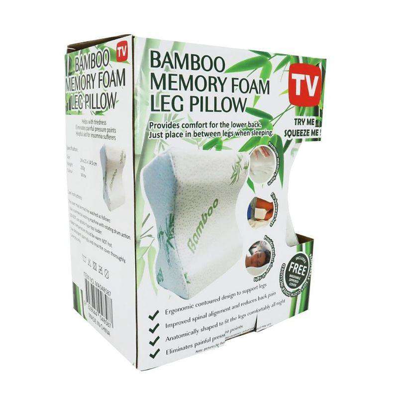 Bamboo Memory Foam Leg Knee Support Pillow DM Pain Relief - Dollars and Sense