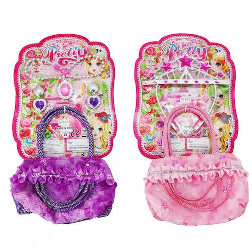 Jewellery and Purse Playset Assorted Colours