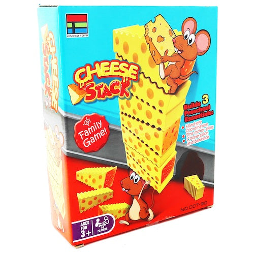 Family Board Game Cheese Stack Age 3 Plus