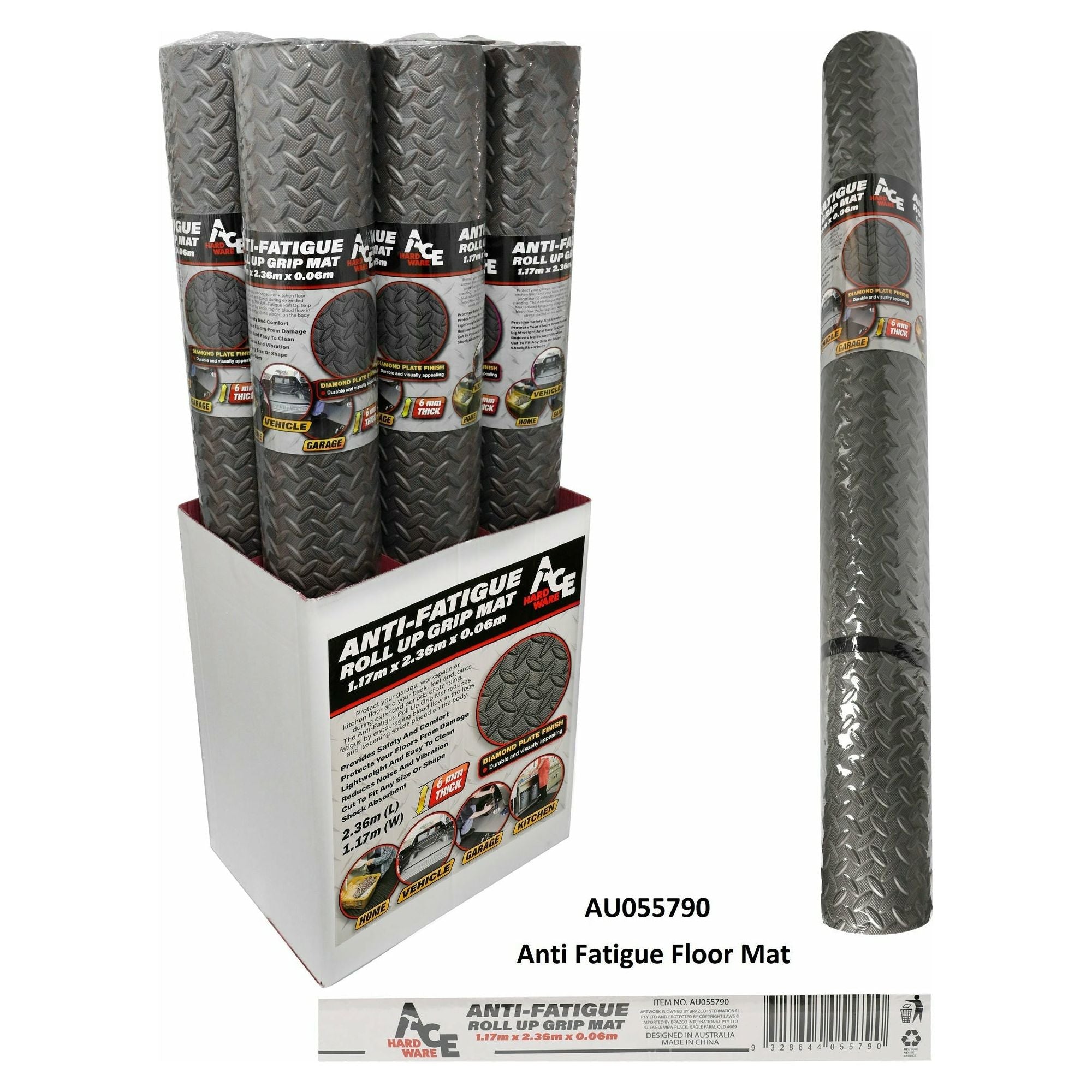 Anti Fatigue Grip Floor Mat 236x117cm - Dollars and Sense