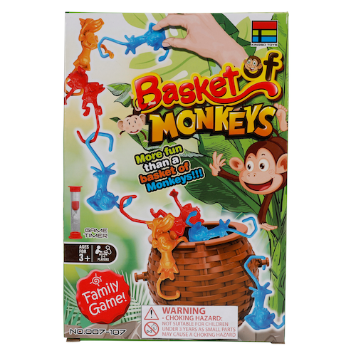 Family Board Game Basket Of Monkeys Age 3 Plus