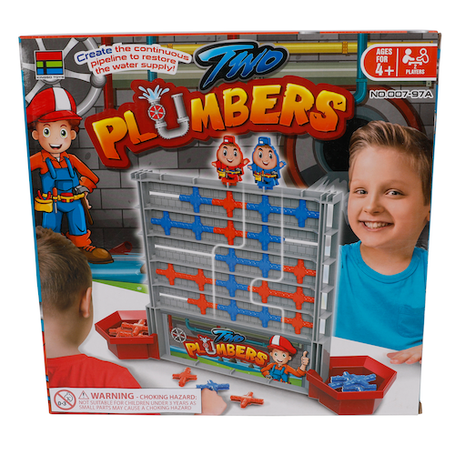 Family Board Game Two Plummers Age 4 Plus
