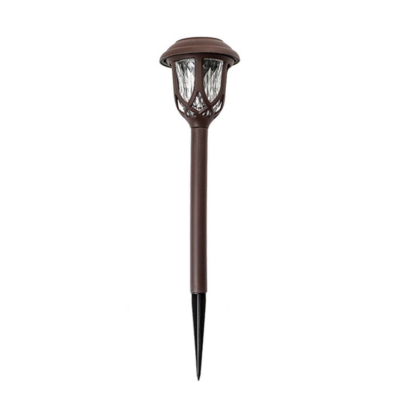 Brown Plastic Solar Stake Light 10x42cm - Dollars and Sense