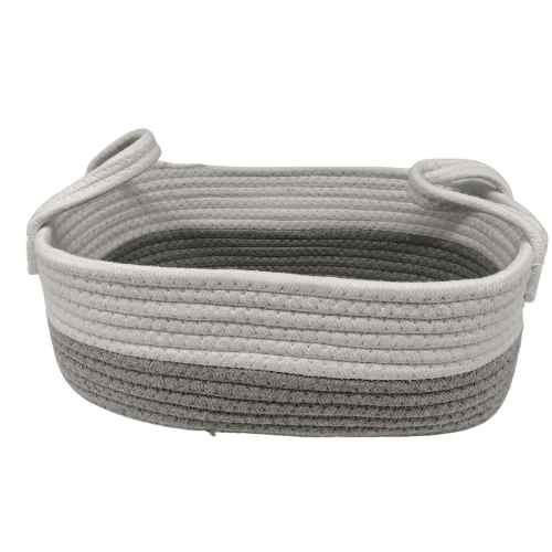 Oval Cotton Basket Small - 9x14x12cm - Dollars and Sense