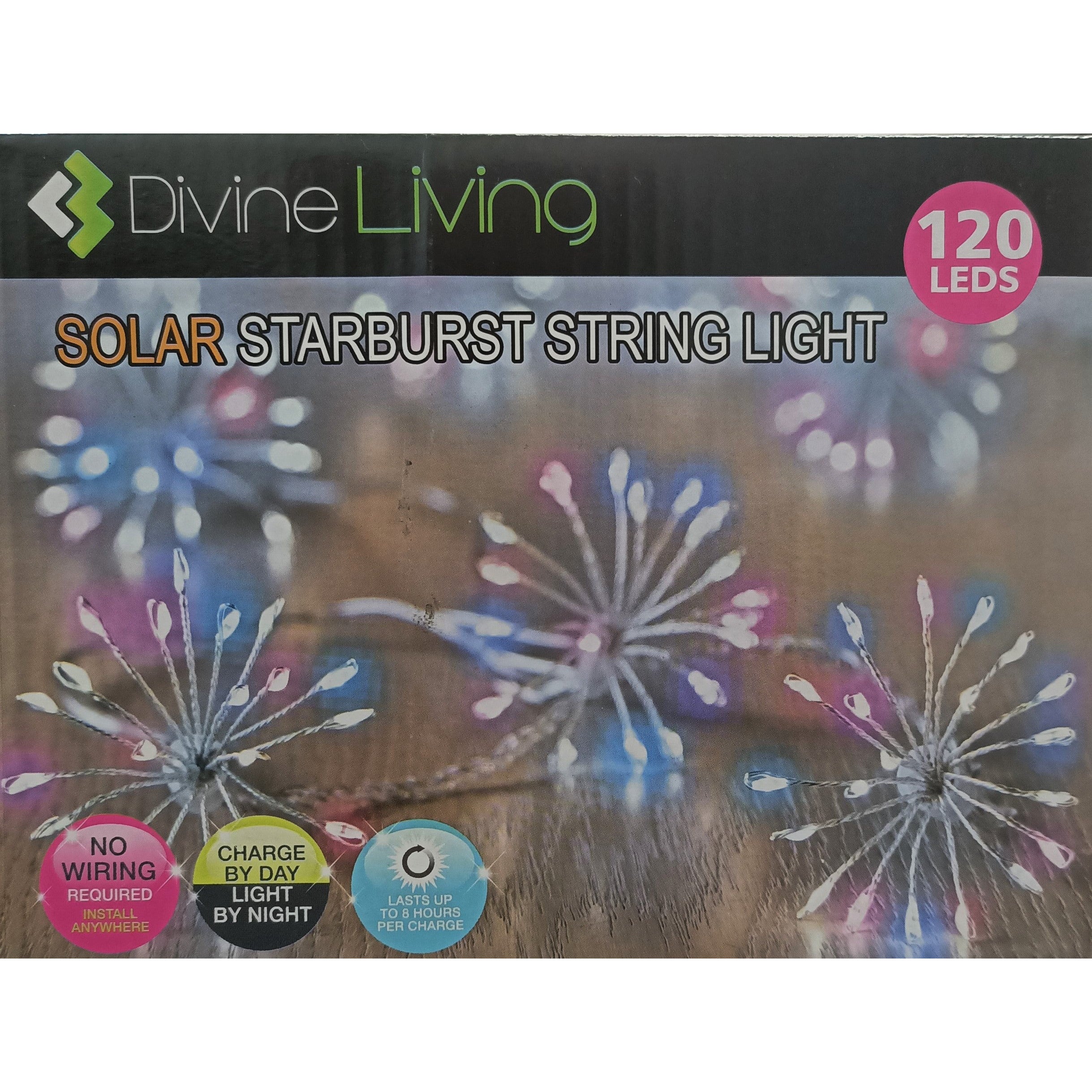 Solar Starburst String Light Multi Colour - Dollars and Sense