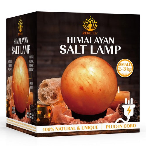 Zen Himalayan Salt Lamp Round - 2-3kg Small 1 Piece - Dollars and Sense