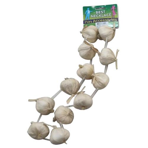 Fake Garlic Necklace - Dollars and Sense