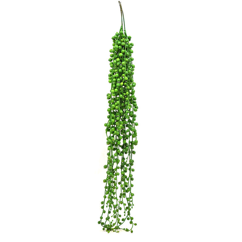 Artificial Hanging Ragworts Succulent Spray 11x72cm Default Title