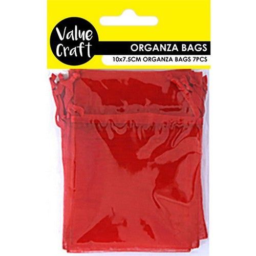 Mini Organza Bags Red - Dollars and Sense